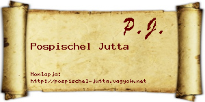 Pospischel Jutta névjegykártya